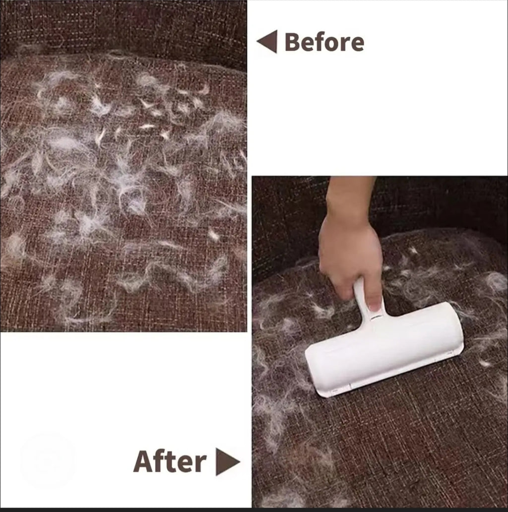 Magic Pet Hair Remover – Self-Cleaning Roller for Sofa, Bed & Carpet